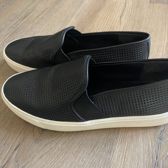 Vince Shoes - Vince Blair Loafers Sneakers Shoes Women's Size 6.5 Black Leather Slip On!